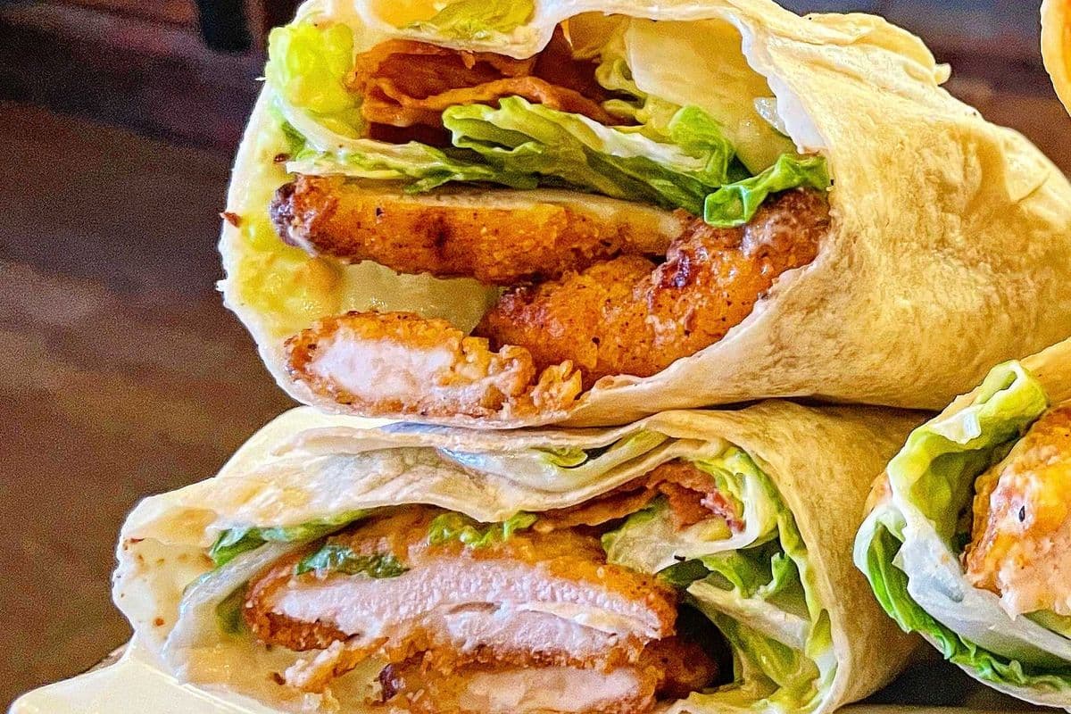 Chicken Bacon Caesar Wrap