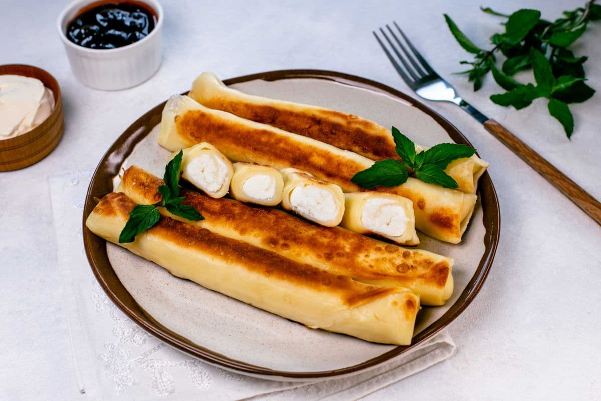 FROZEN Sweet Cottage Cheese Crepes (5pcs.)