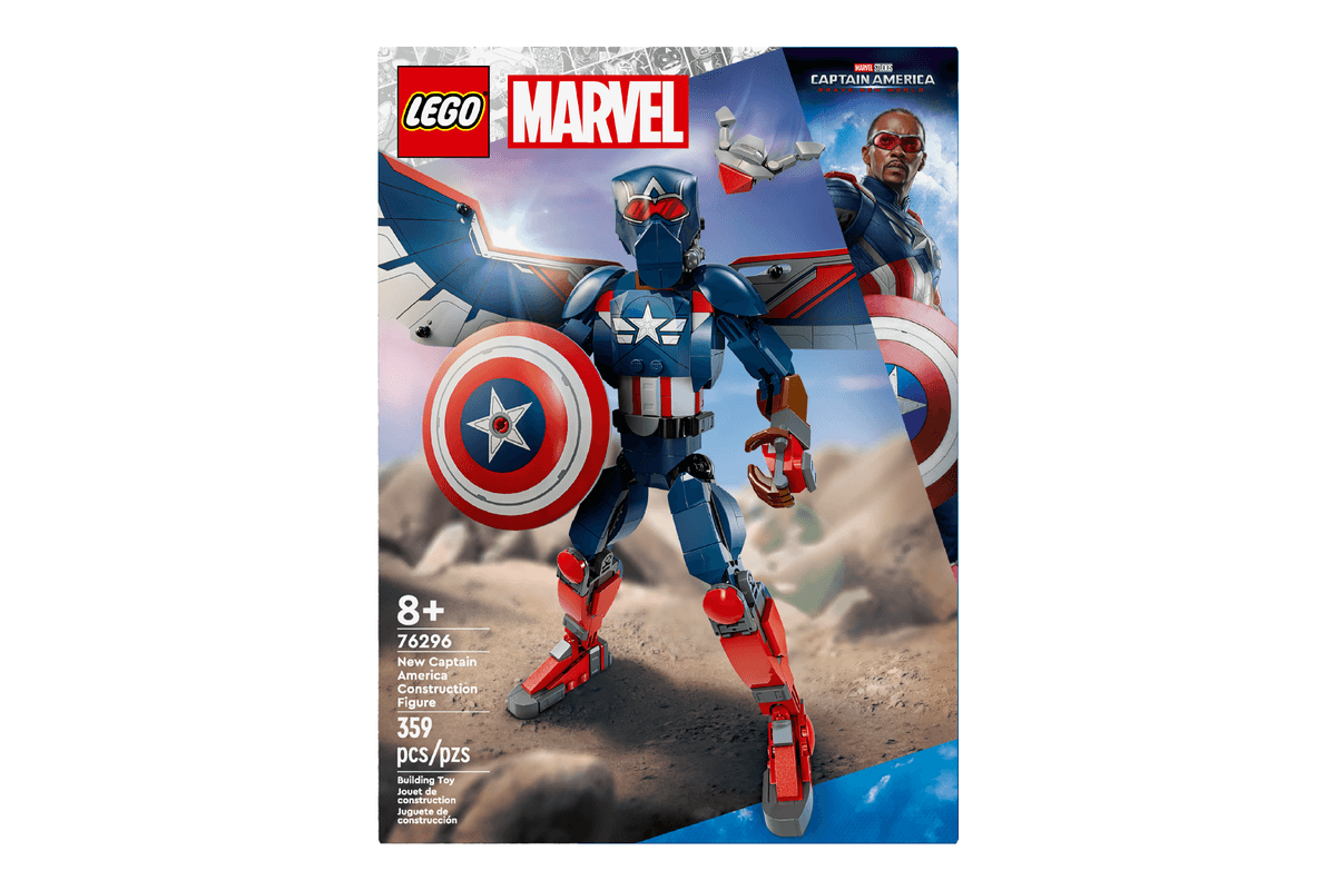 LEGO New Captain America Construction Figure (76296)