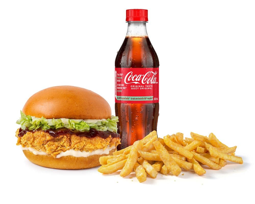 BBQ Chicken Sandwich Texas-Size Combo