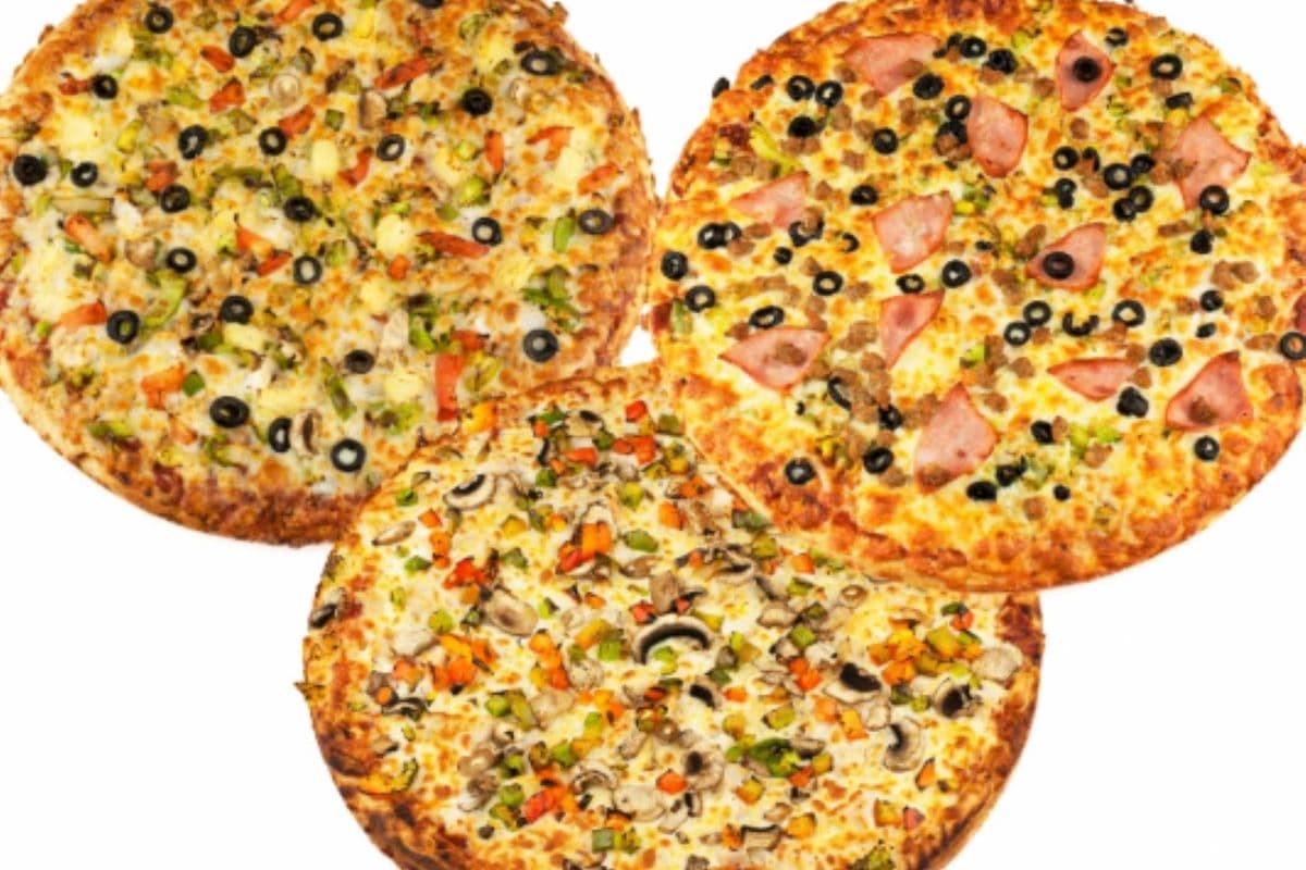 Triple-Triple Large Pizzas
