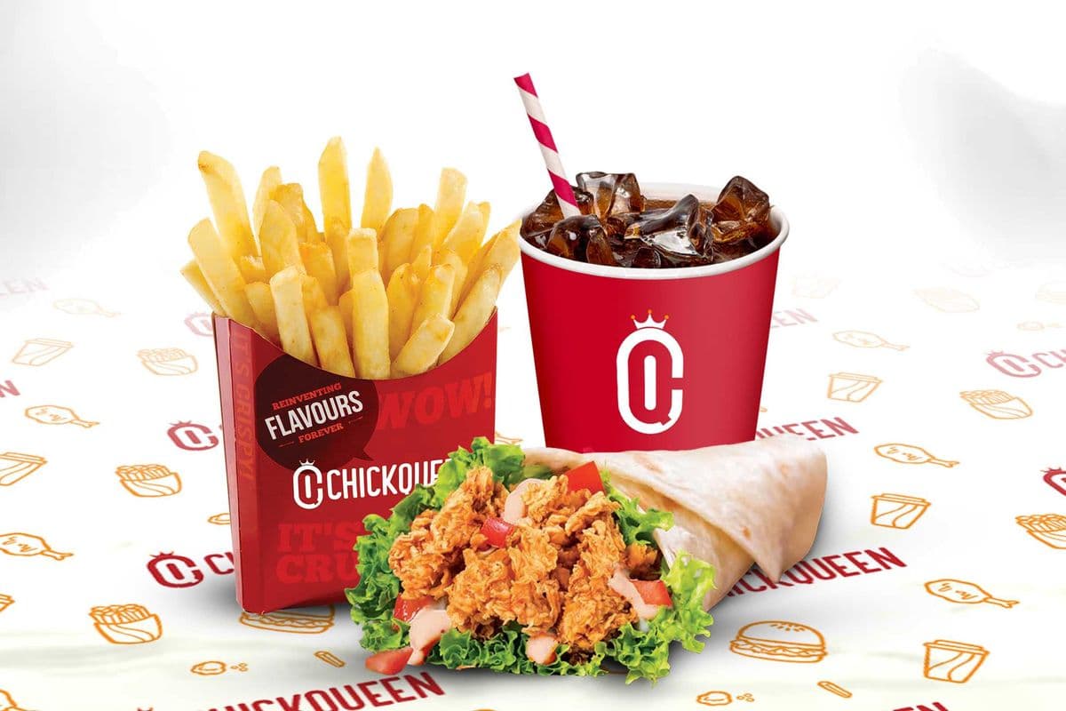 Mini Wrap Combo (Fries and Drink)