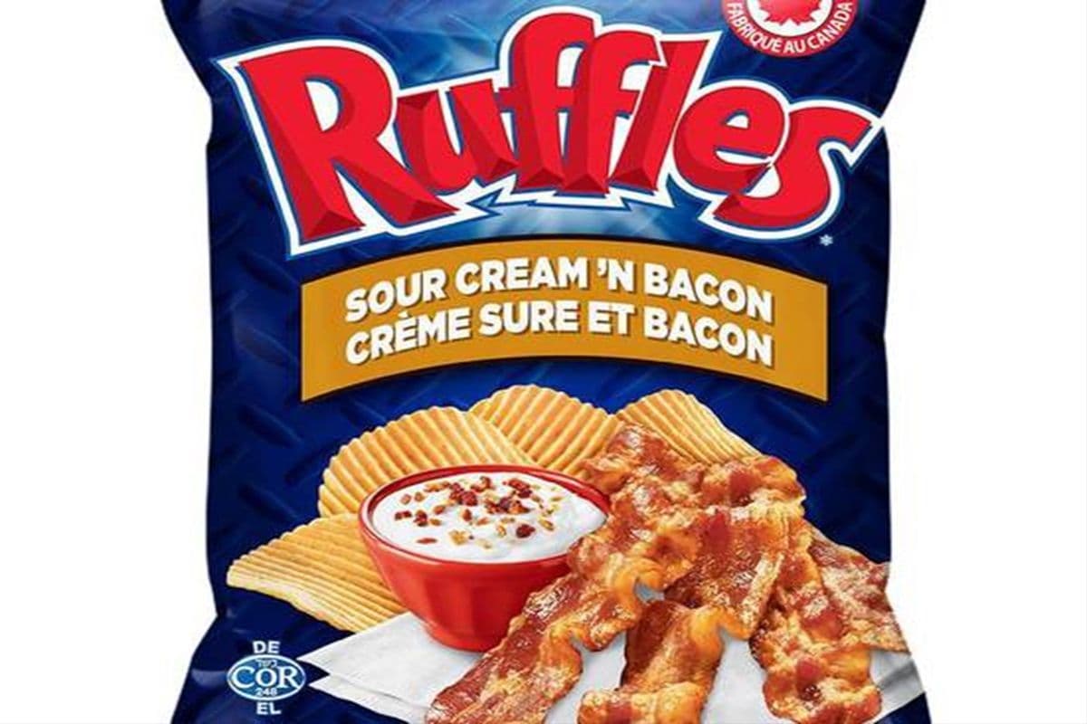 Ruffles Sour Cream 'N Bacon (200 g)