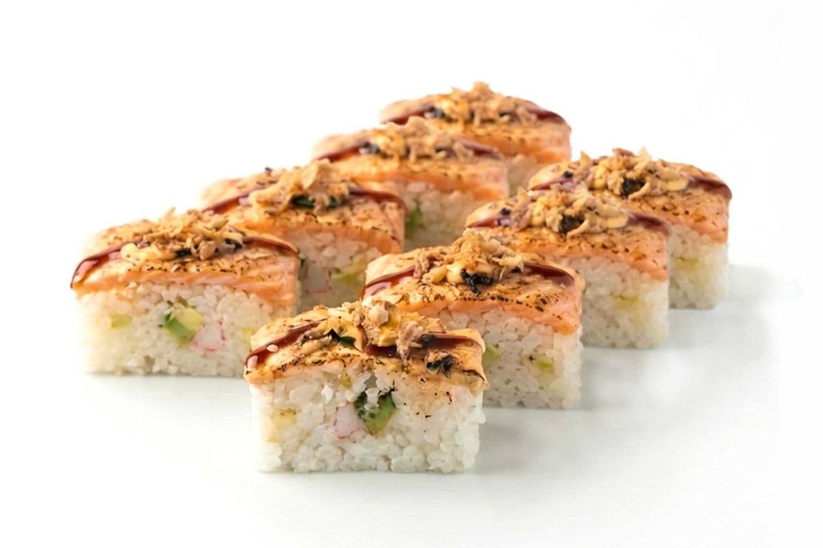 Salmon Pressed Sushi 🔥