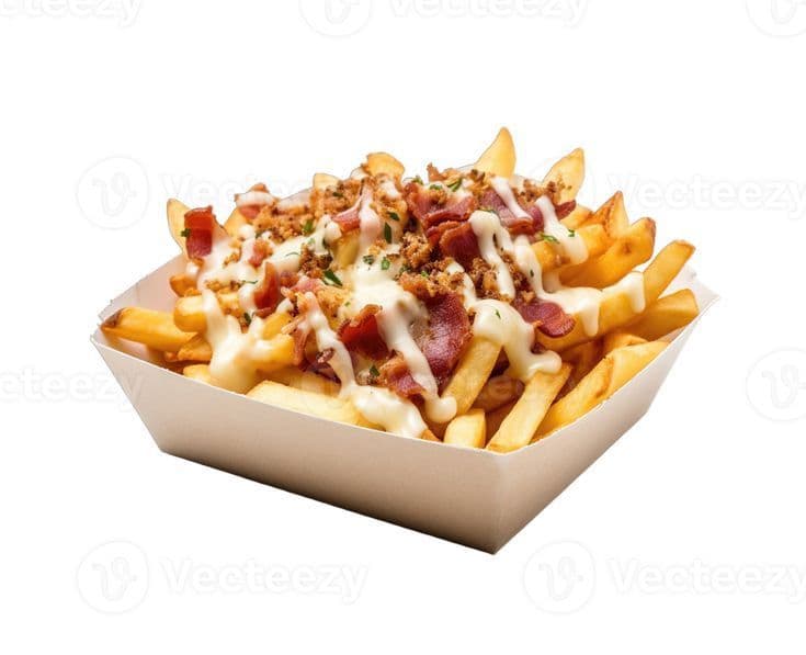 Double Bacon Poutine Size Large