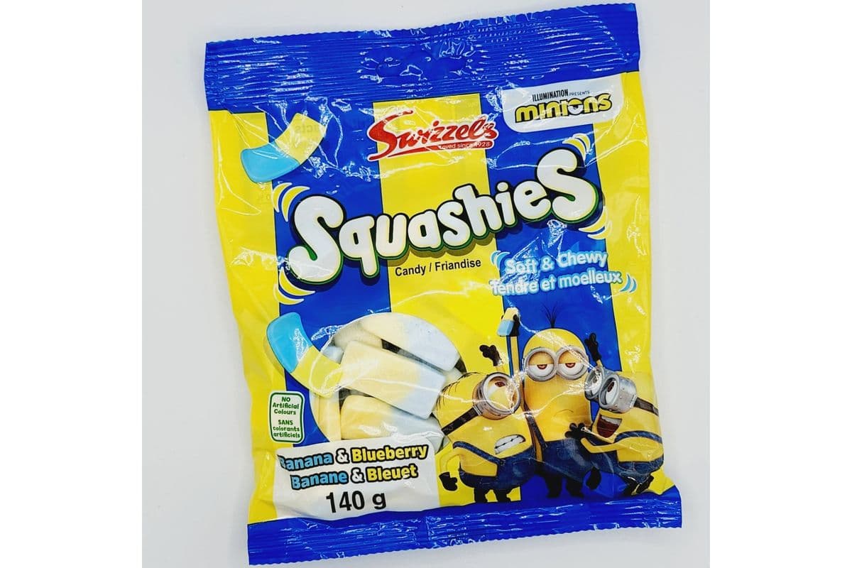 Squashies - Minions Banana & Blueberry (140 g)