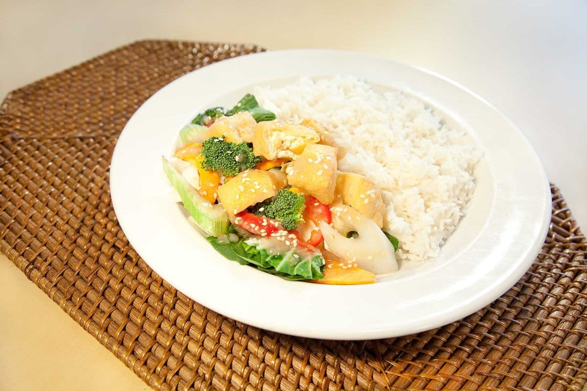 Tofu Vegetable Rice