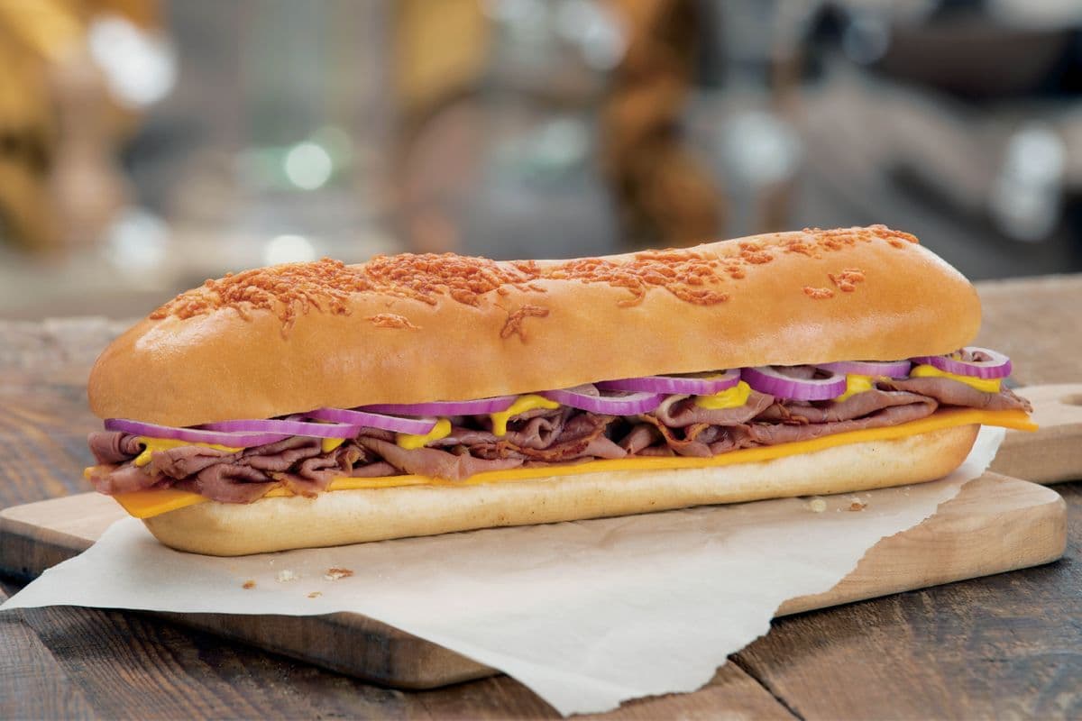Small Roast Beef And Cheddar Protein Packed Sub