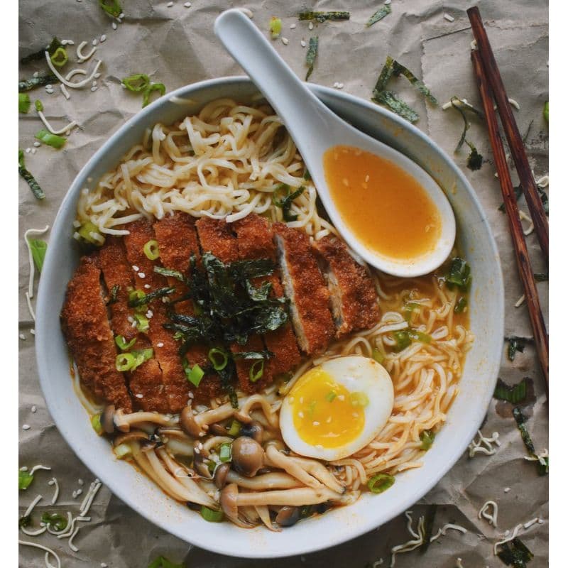Ji Box Chicken Steak (Dark Meat) Ramen Noodle Soup (A761)