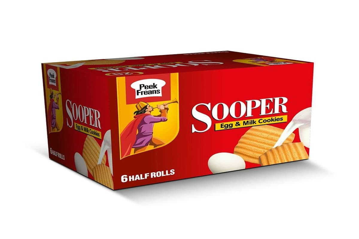 EBM Sooper Egg and Milk Cookies Six Half Rolls (396g)