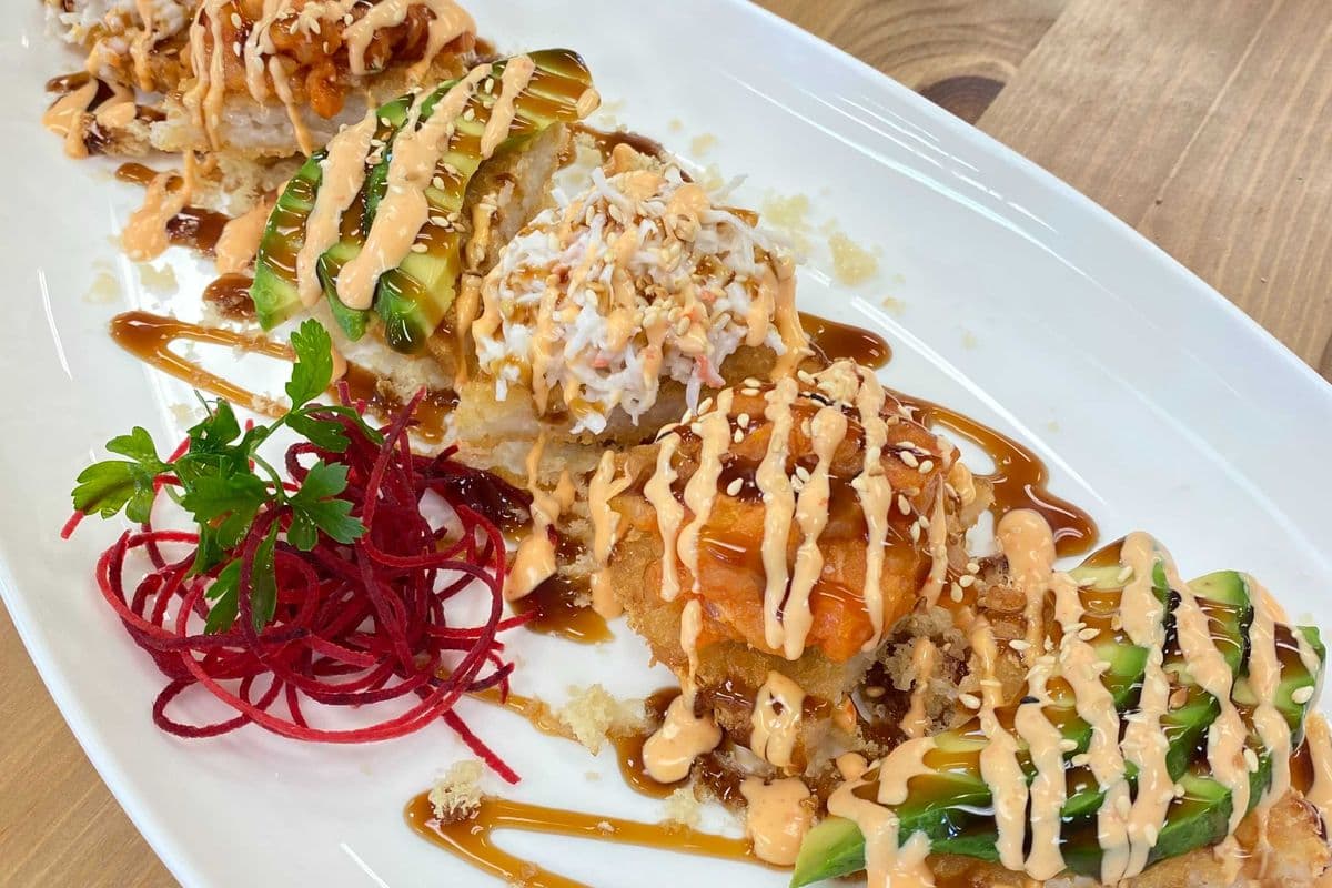 Spicy Sushi Pizza (Tuna)