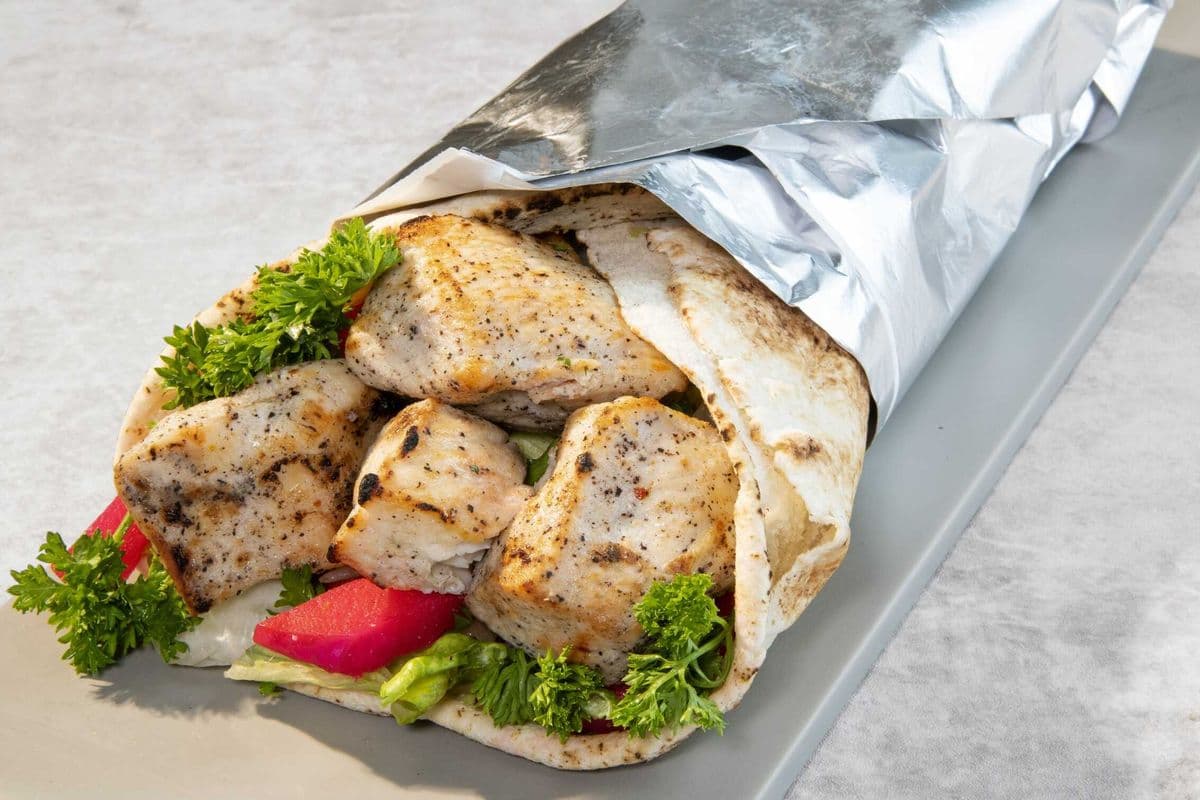 Mild Chicken Tikka Kabob Wrap