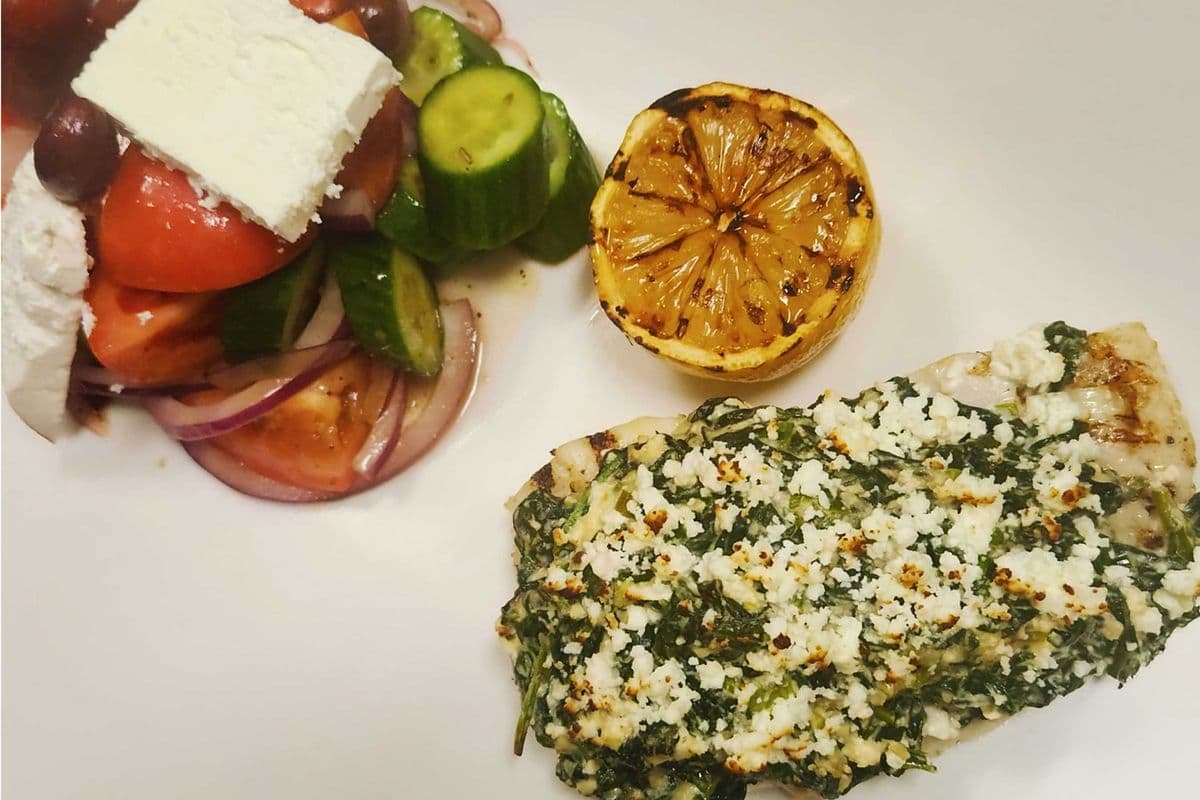 Chicken Spanaki