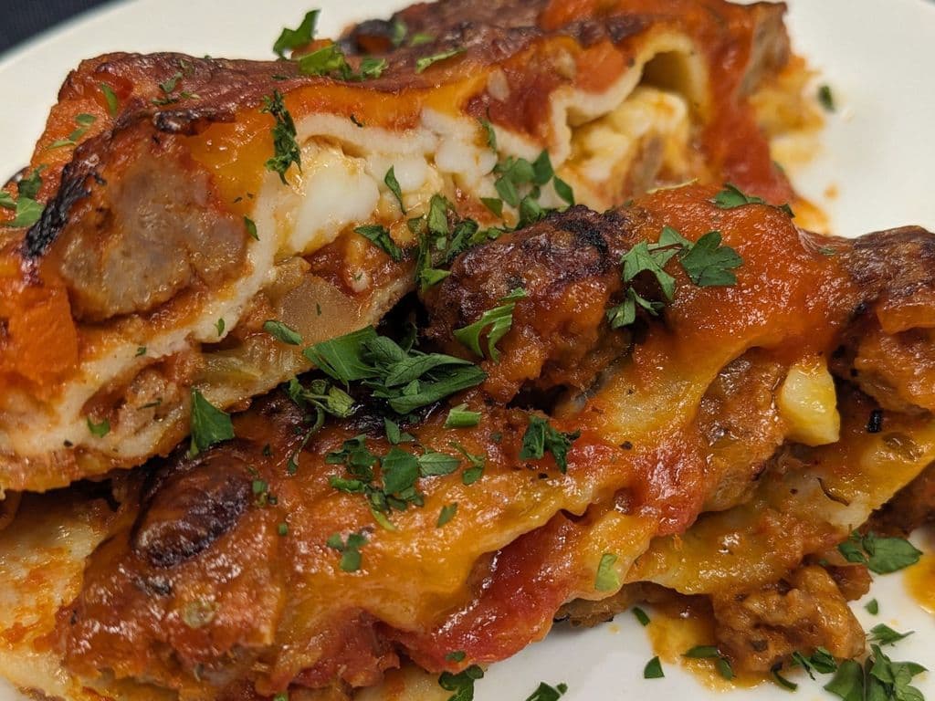 Chorizo Lasagna