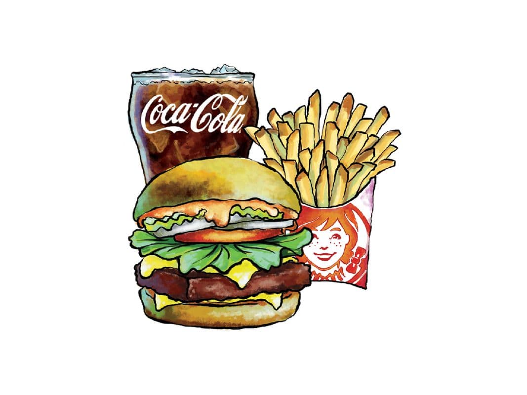 The Krabby Patty Combo - Medium