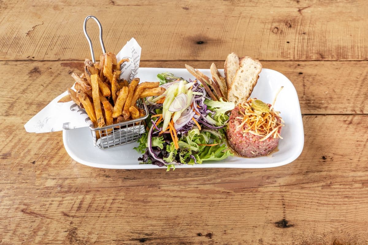 Entrée tartare de bœuf
