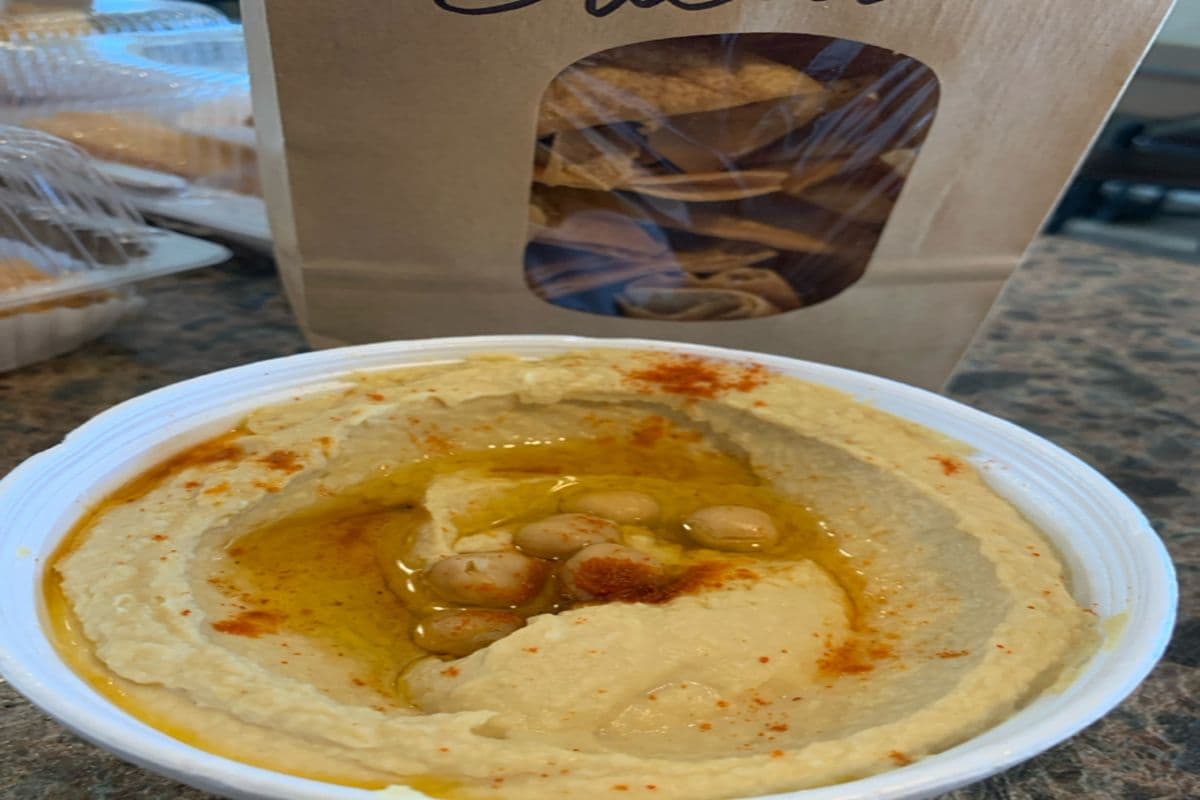 Fresh Homemade Hummus and Chips