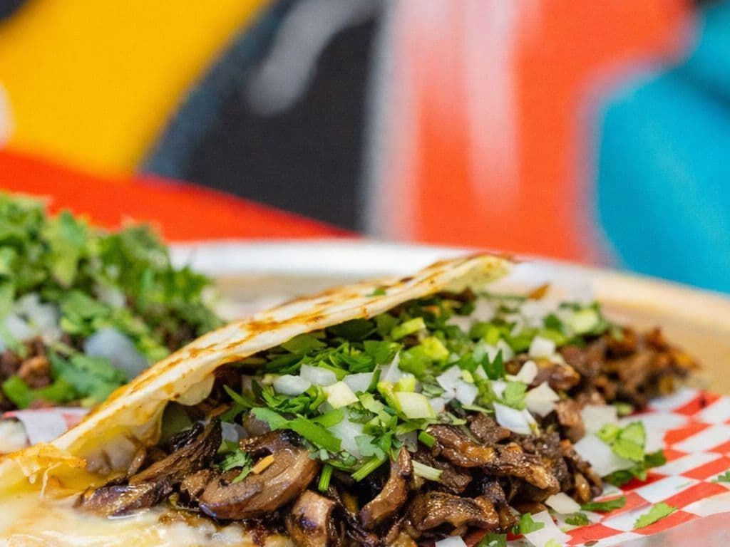 Mushroom Quesadilla