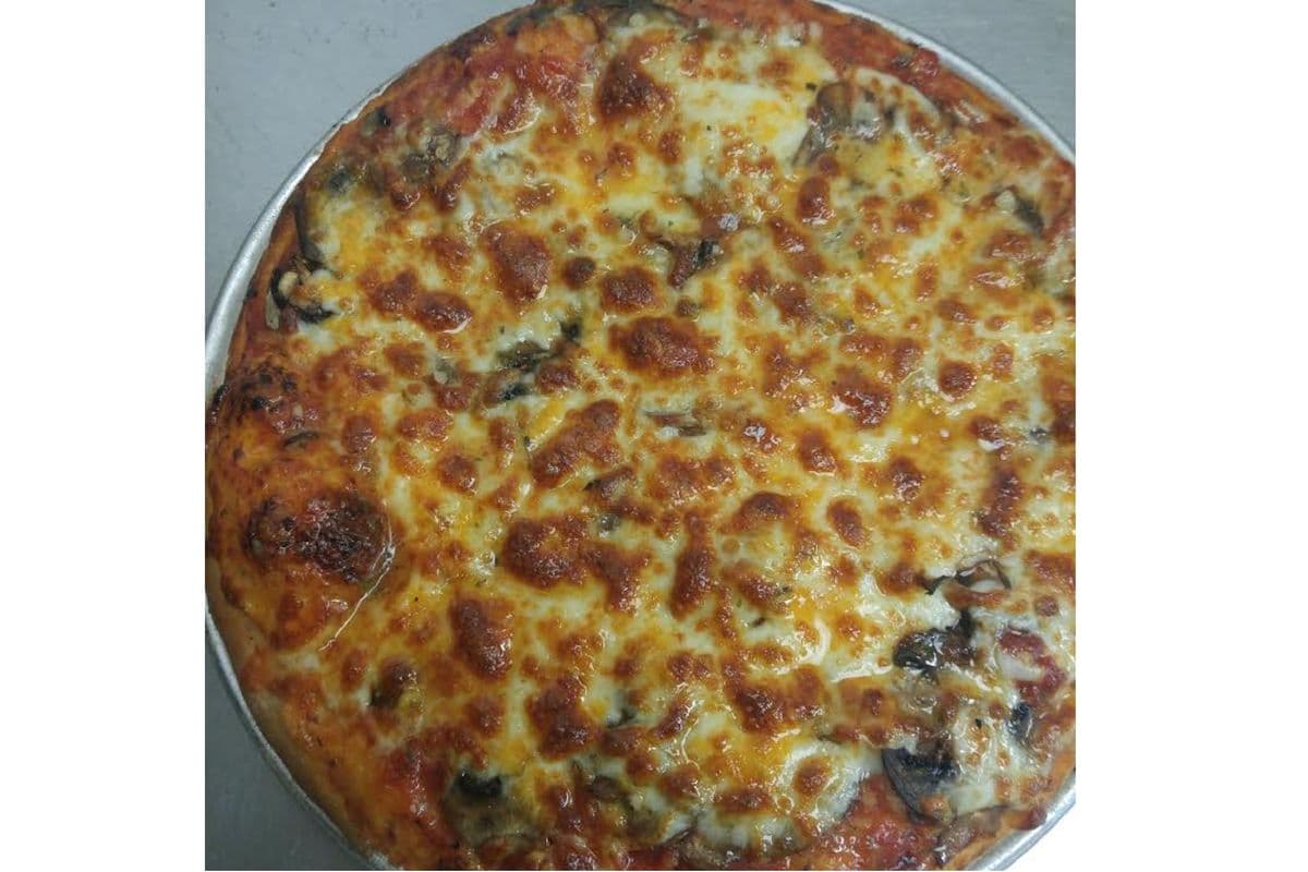 14" Pizza fromage extra champignons