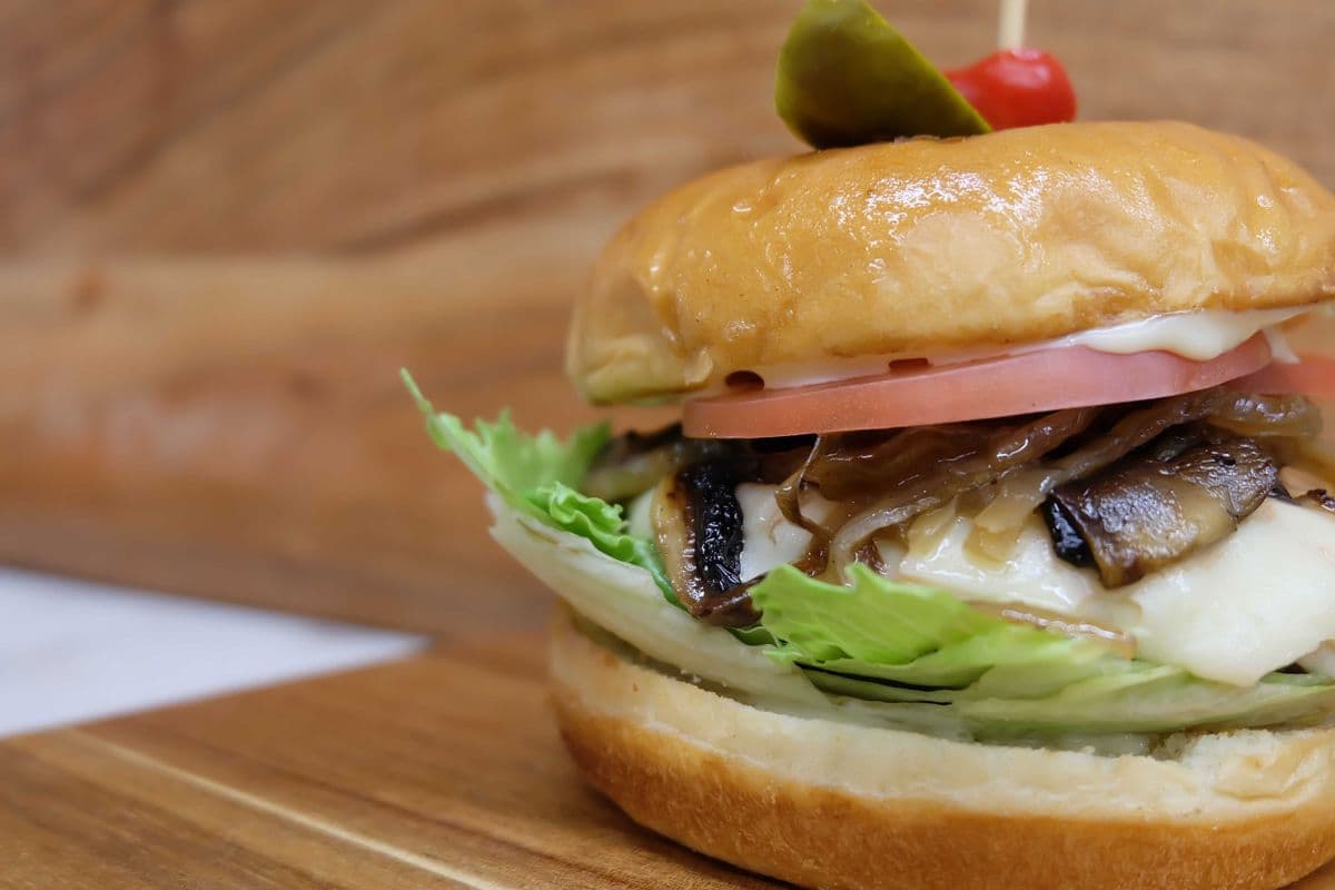 Mushroom Swiss Burger