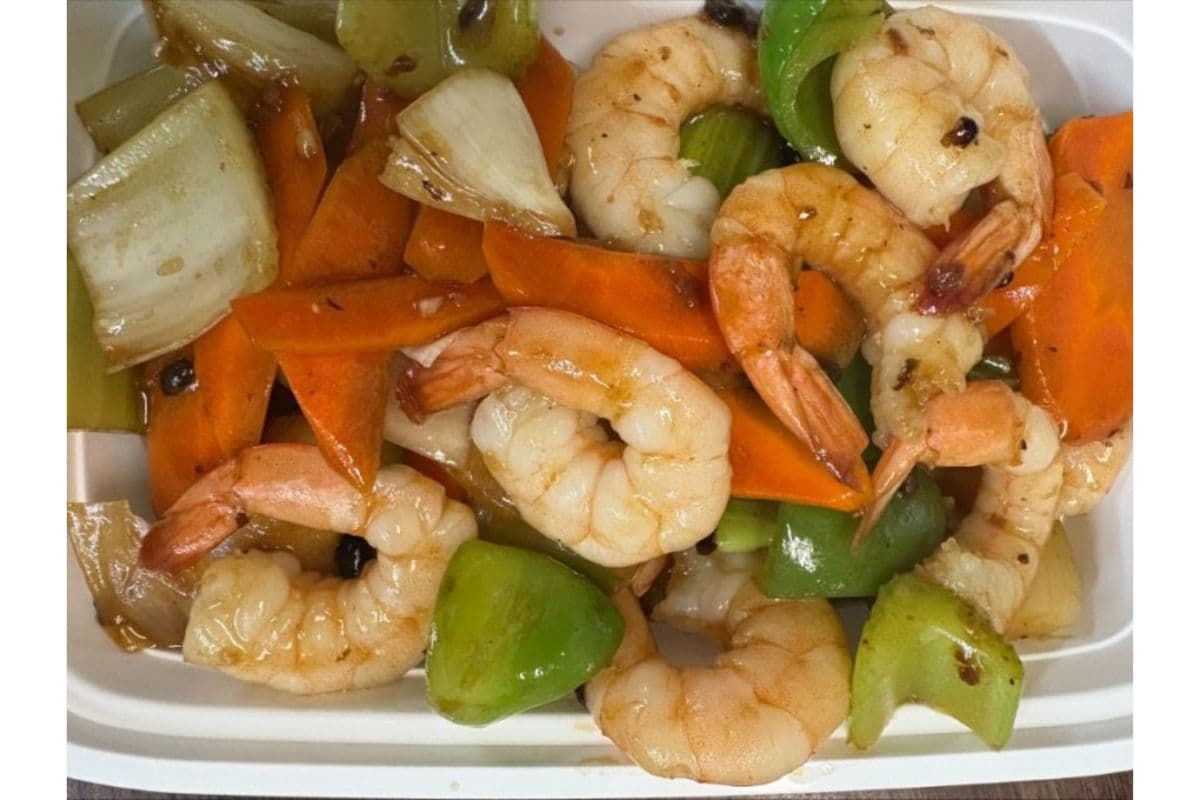 44. Shrimp with Black Bean Sauce (14 pcs)