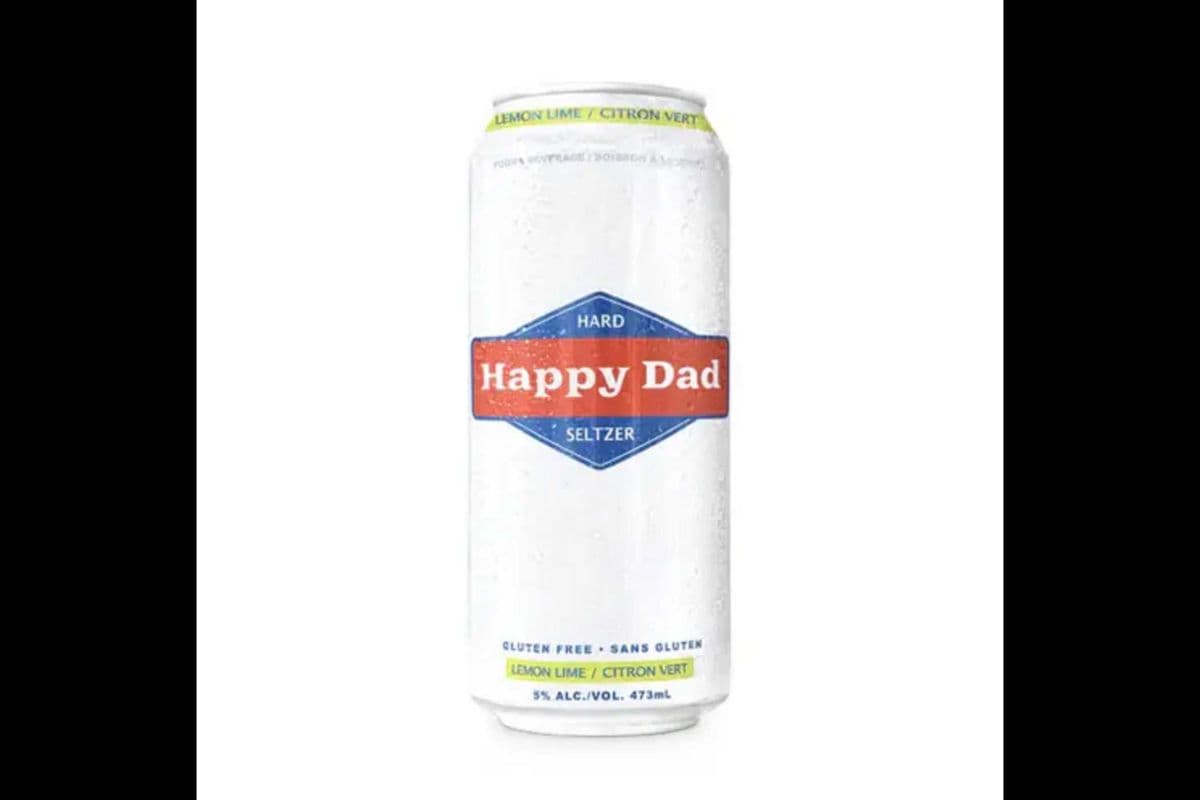 Happy Dad Hard Seltzer Lemon Lime (1 x 473 ml)