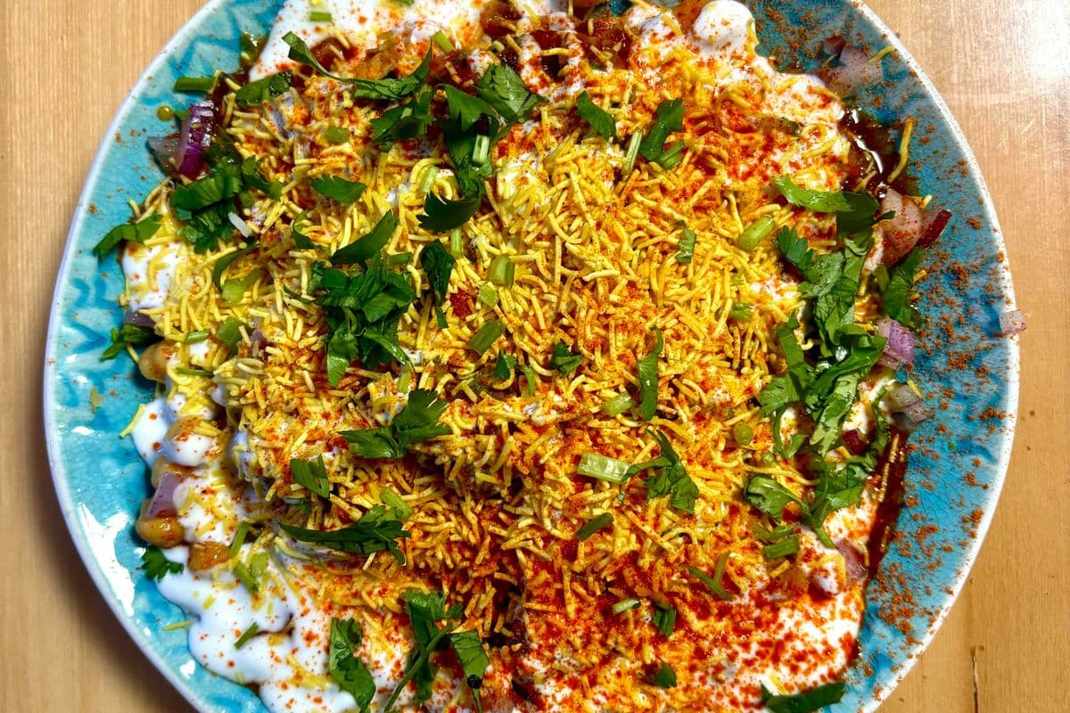 aloo tikki chaat