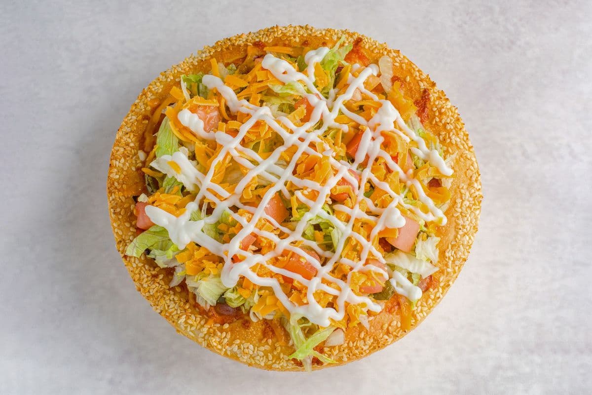 30A. 8" Personal Beef Taco Pizza