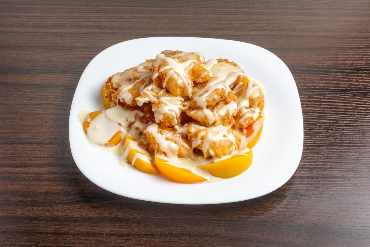 9. Peach Yum Yum Shrimp (6 pcs)