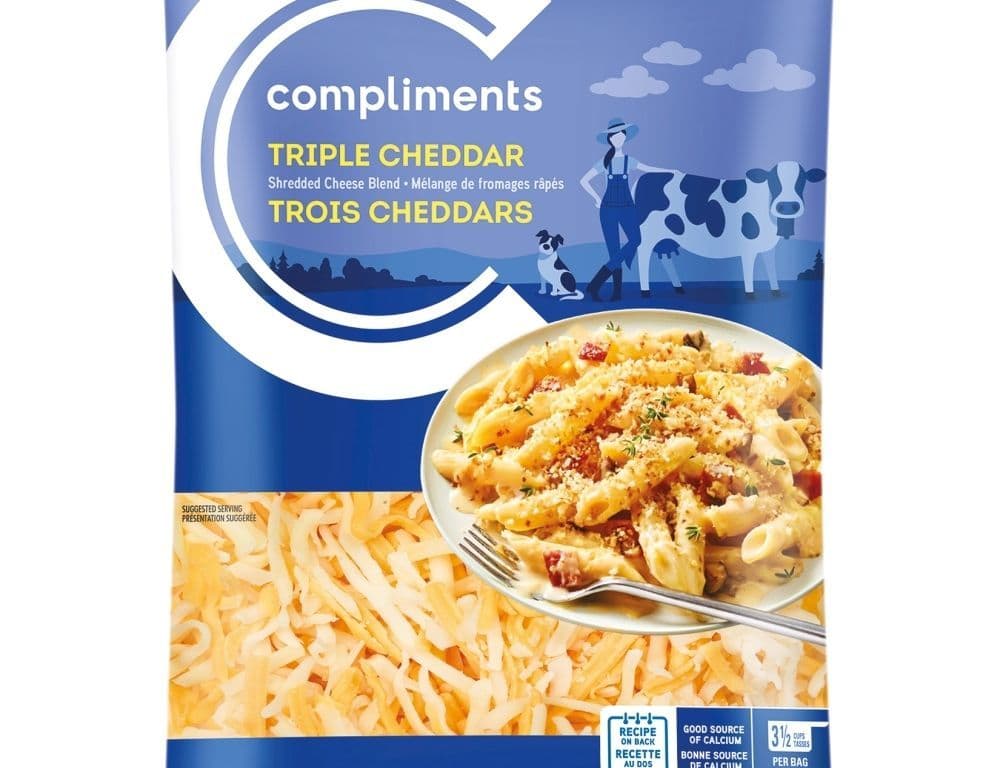 Compliments Cheese Triple Cheese Blend Shredded 320g