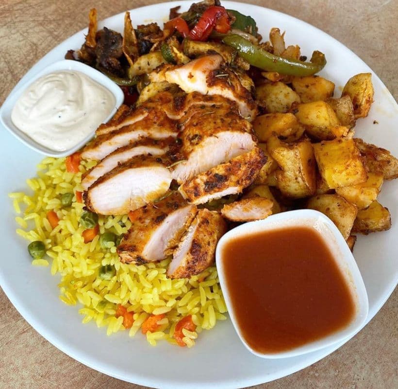 Marinated Chicken Breast Platter