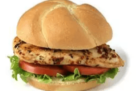 Chicken Breast on a Bun Combo