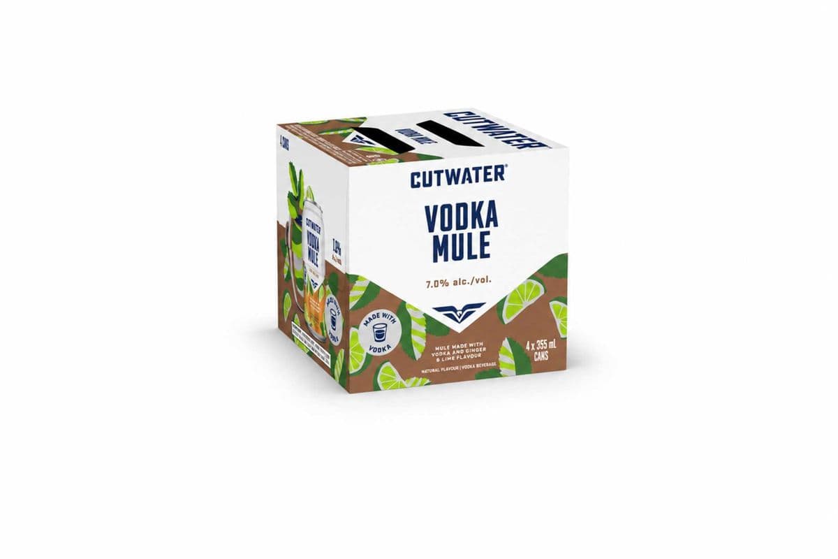 Cutwater Vodka Mule (4 x 355ml Cans)