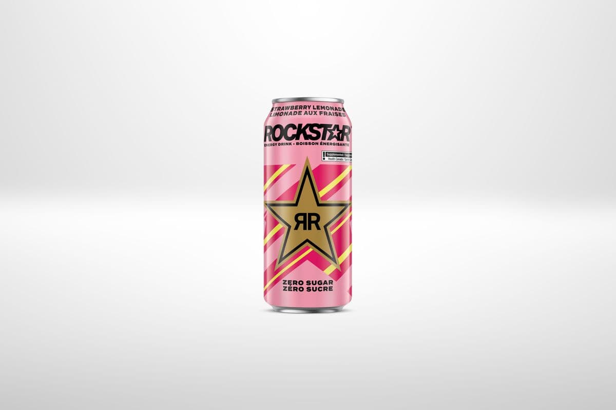 Rockstar Zero Sugar Strawberry Lemonade (473 ml)
