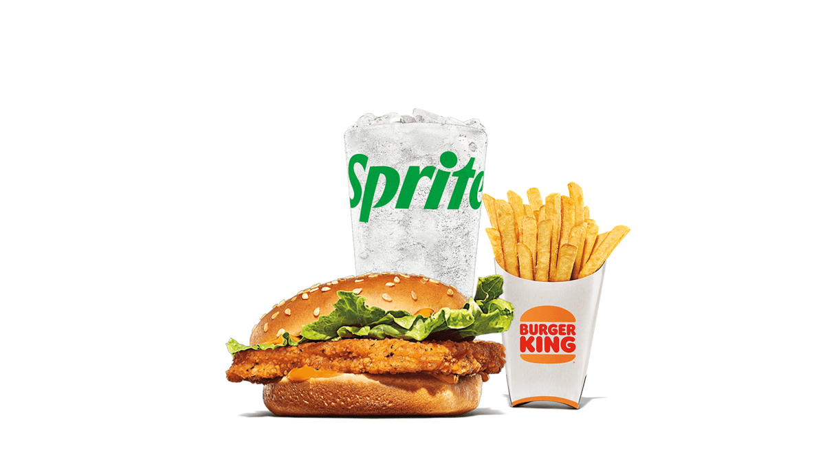 Spicy Chicken Jr. Sandwich Medium Combo
