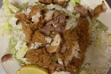 Crispy Chicken Caesar Salad