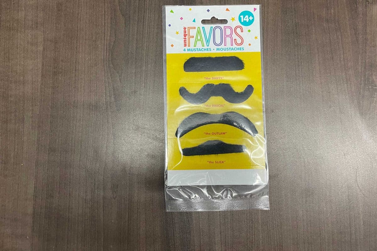 4 Fake Mustaches