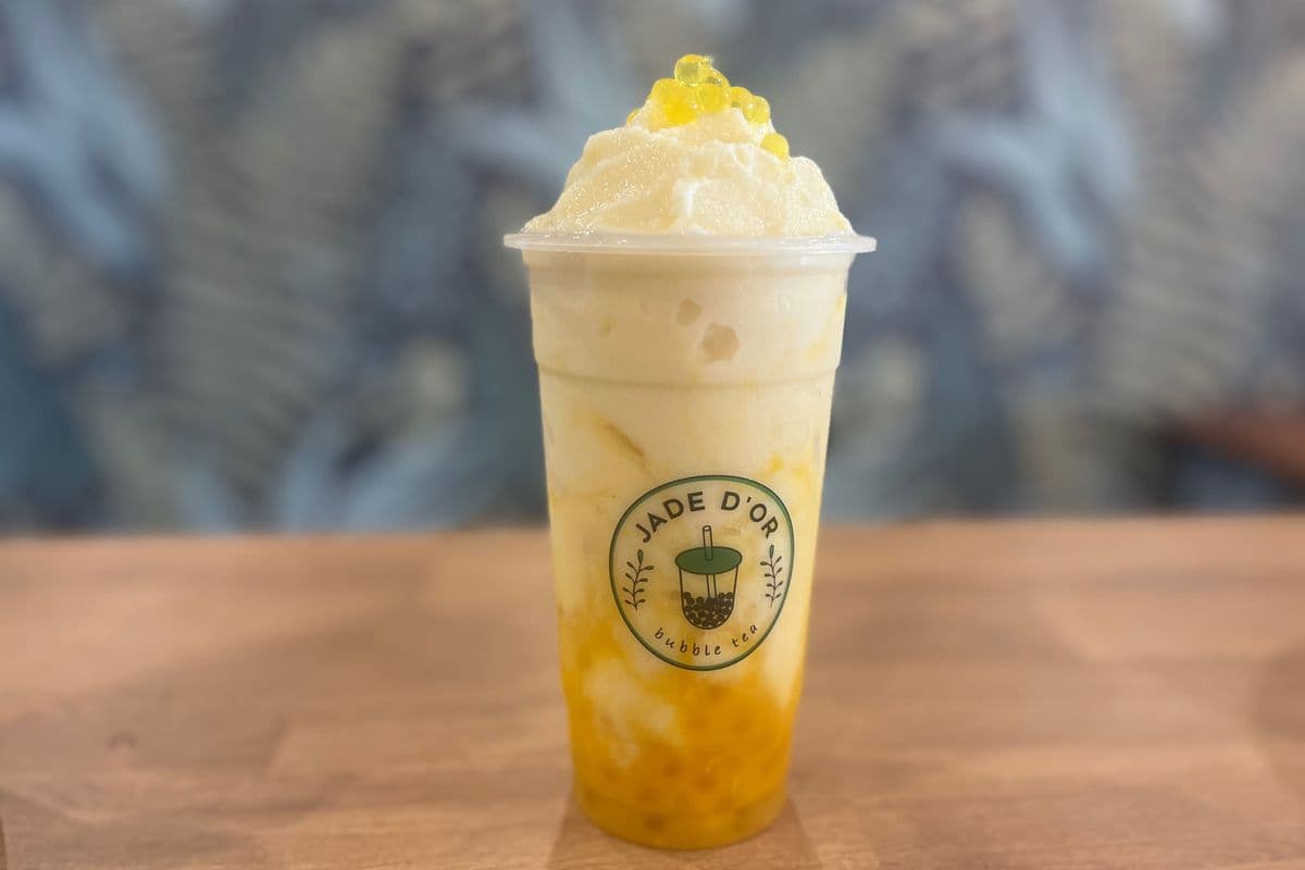 Double mangue / Double Mango Yogurt Smoothie