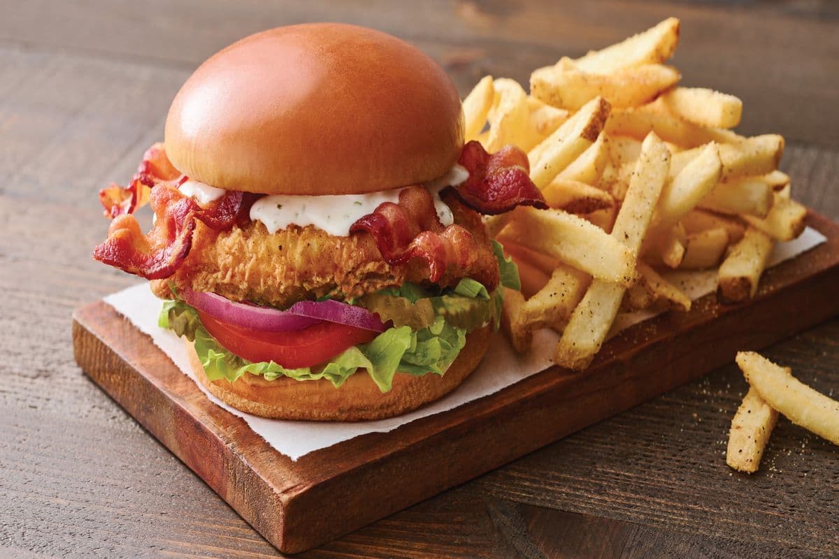 Bacon Ranch Crispy Chicken Sandwich