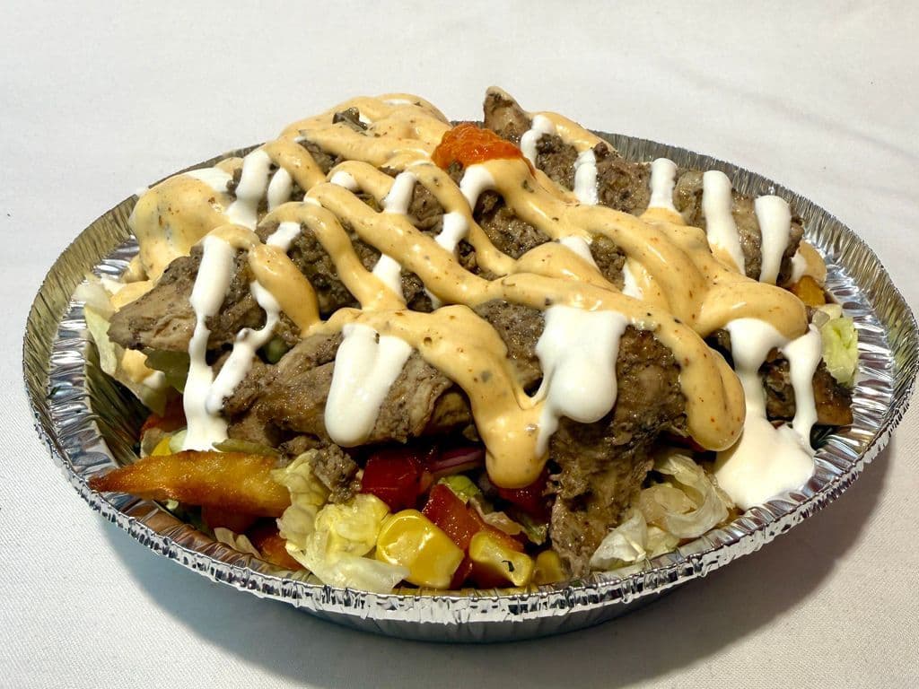 Jerk Chicken Loaded Fries