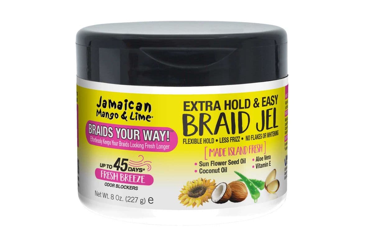 Braids Your Way Braid Jel Extra Hold 8oz - Jamaican Mango & Lime
