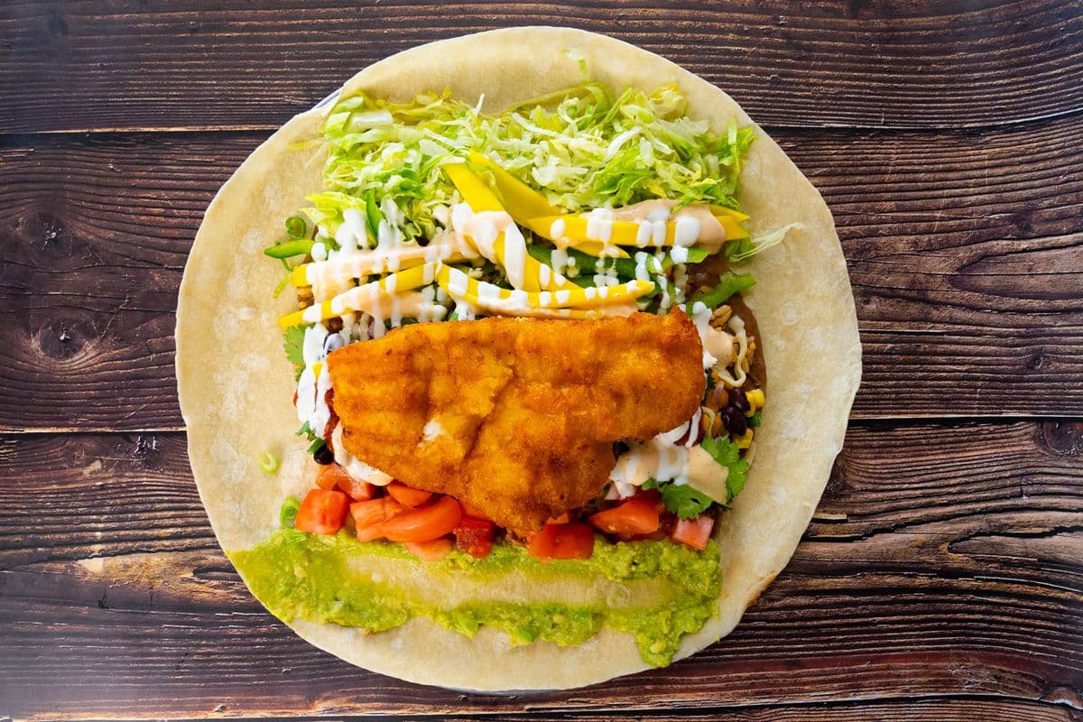 Halibut Burrito