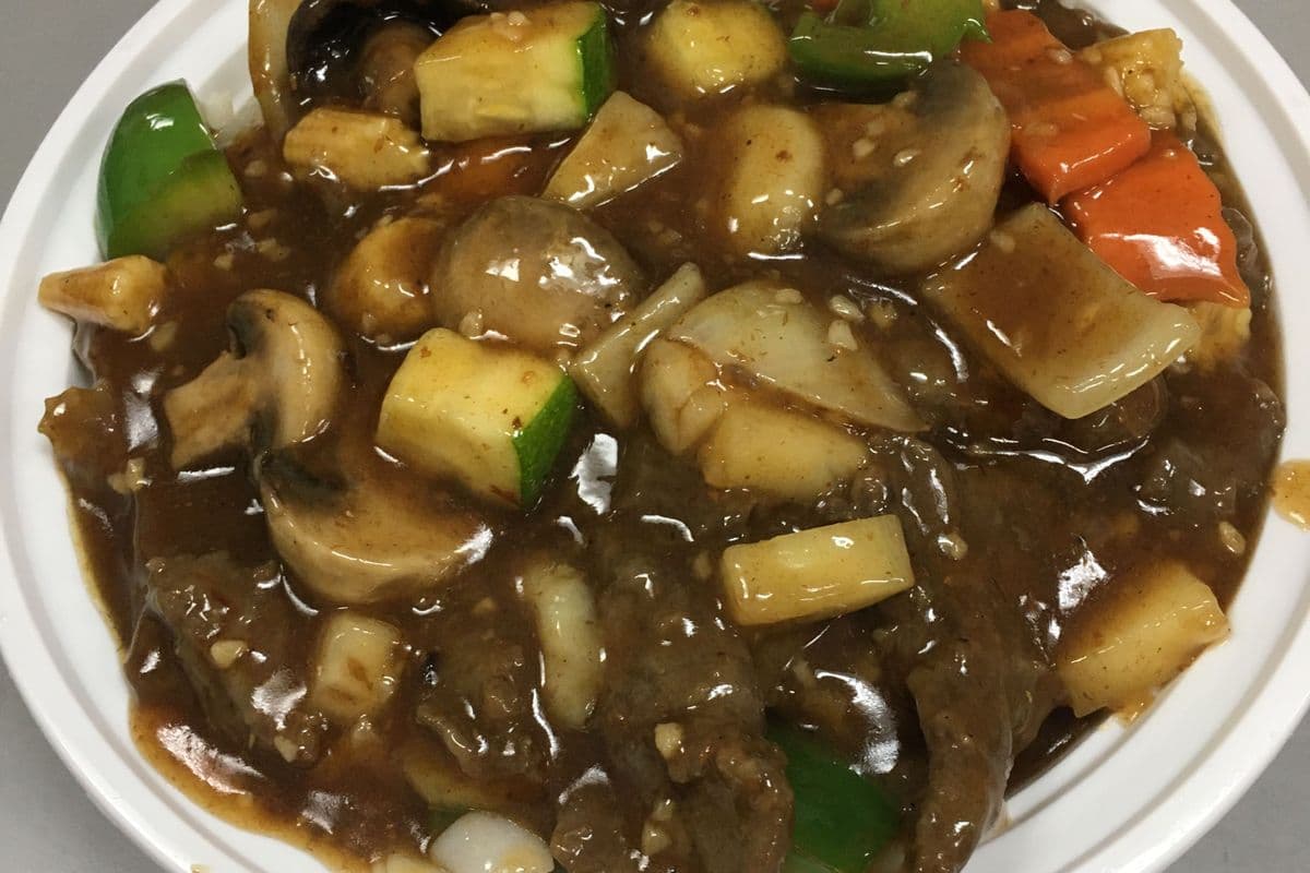Beef and Vegetables with Satay Sauce沙爹牛肉