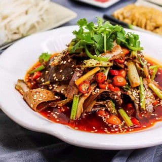 Beef & Tripe in Chili Sauce / 夫妻肺片
