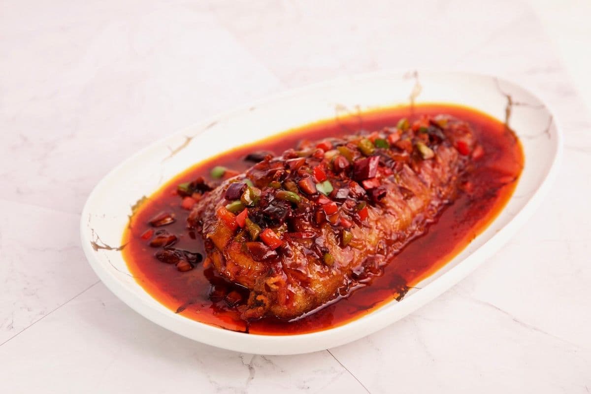 215. Mandarin Fish (Braised Fish or Chilli Sauce) - 桂花鱼 (红烧/干烧)