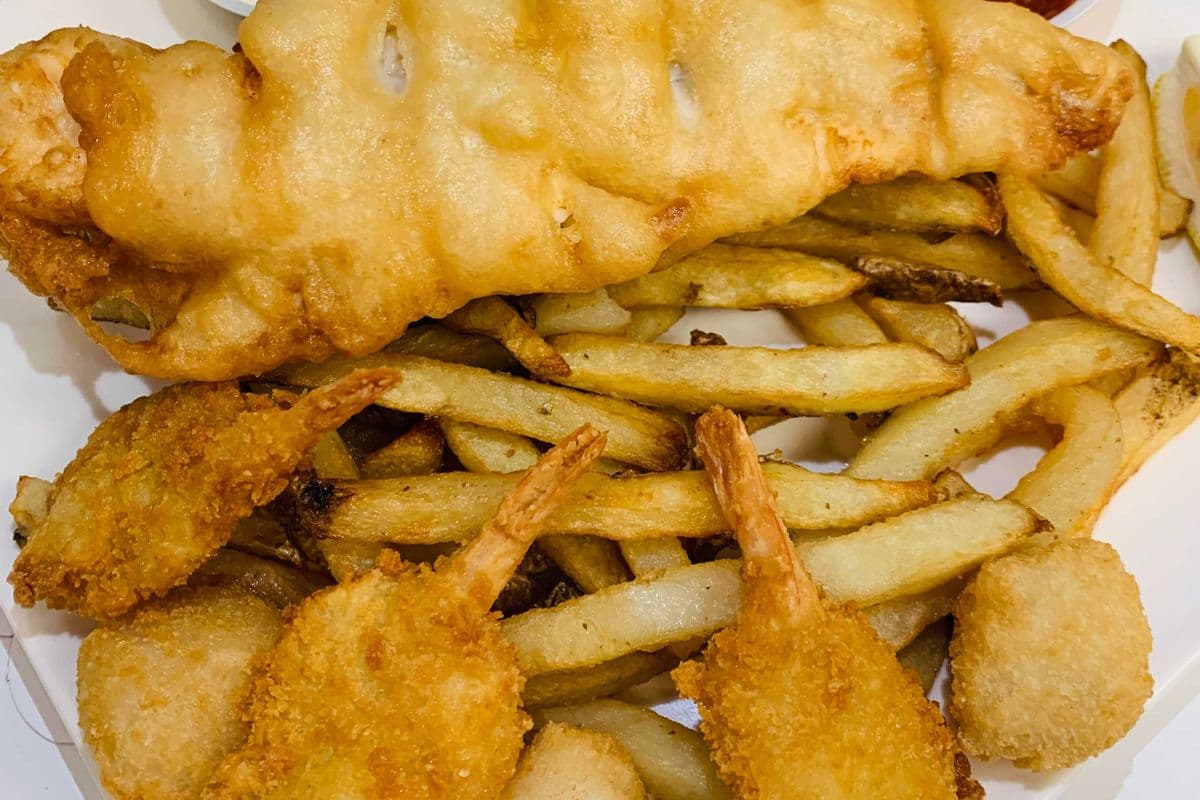HADDOCK SEA-FOOD PLATTER