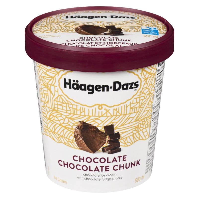 Haagen-Dazs Chocolate Chocolate Chunk (450 ml)