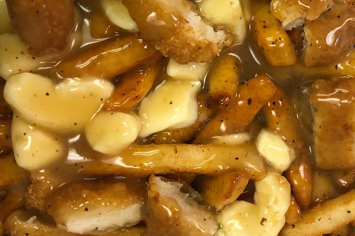 large crispy Cajun poutine