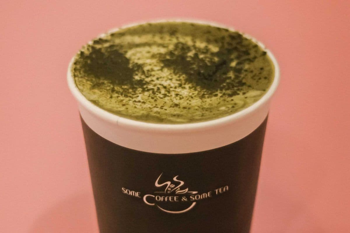 Dirty Matcha Latte