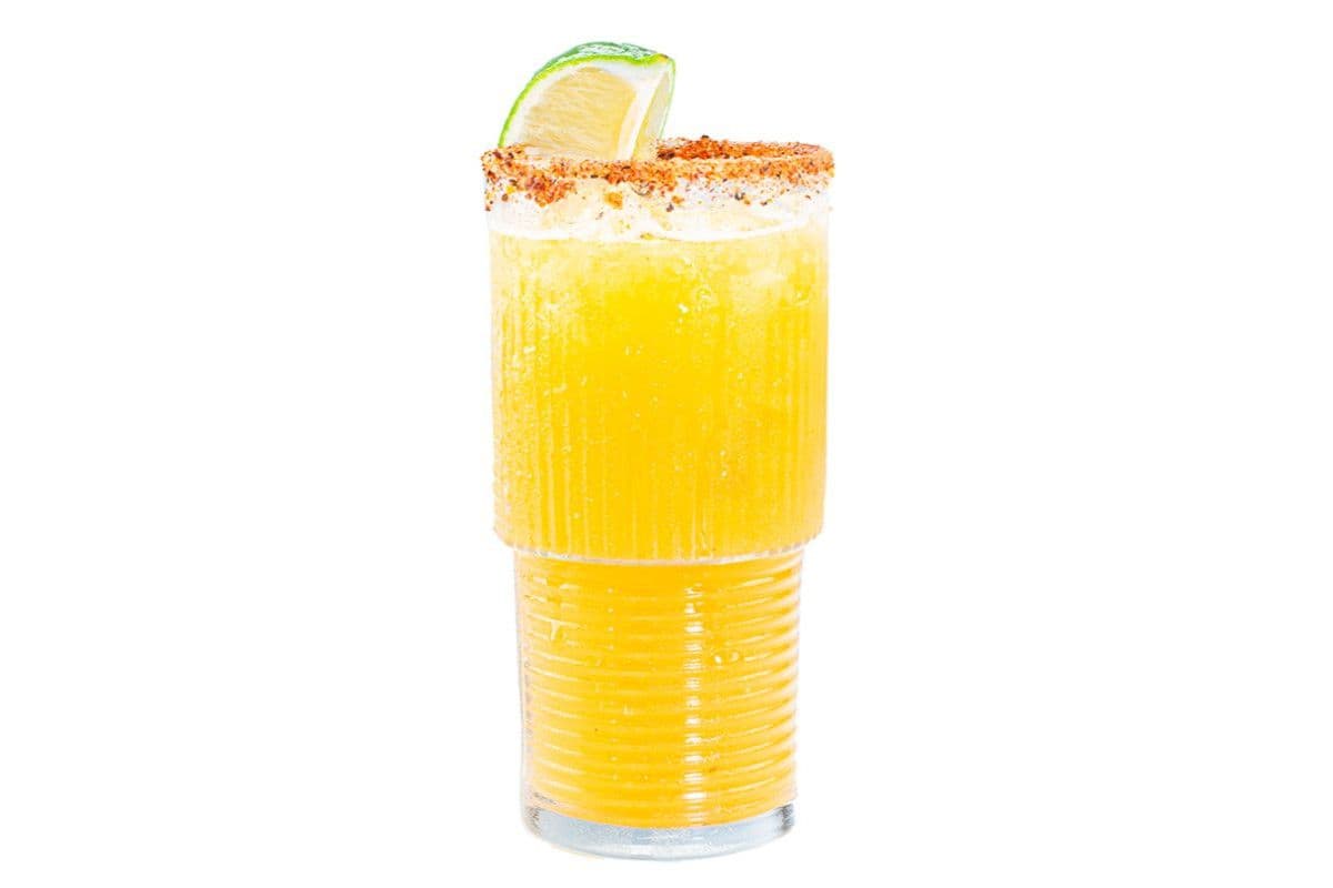 Spicy peach margarita no alcohol (120 Cals.)